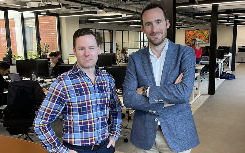 James Barrett and Ben Pearson announcing their appointments at Live Group, highlighting new leadership roles within the company.