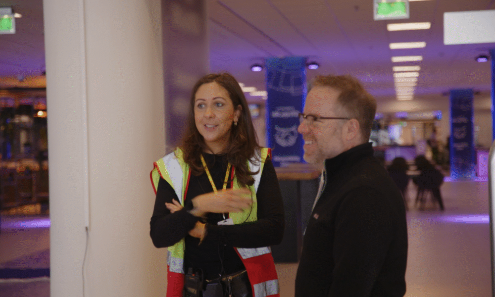 Live Group team on site in high-visibility jackets, overseeing creative event management and ensuring smooth event execution.