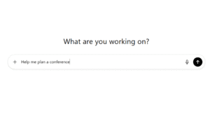 Using AI to plan a corporate event or conference