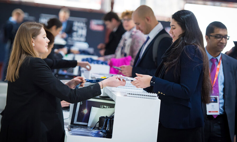 Digital event check-in with event management platform